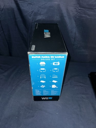 Nintendo Wii U 32 GB Super Mario 3D World Deluxe Set Console Box TESTED WORKING - Picture 21 of 23