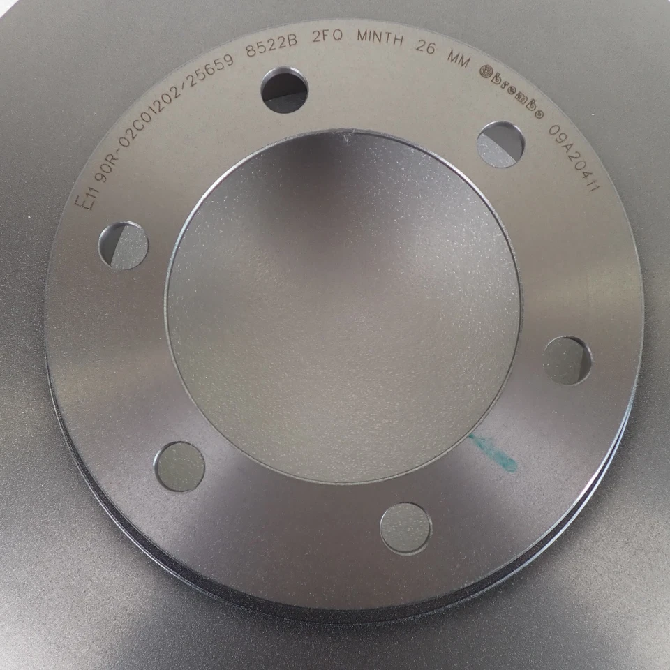 Rotor de freno de disco Brembo 09.A204.11 Premium con recubrimiento UV ventilado Foto 3 de 4