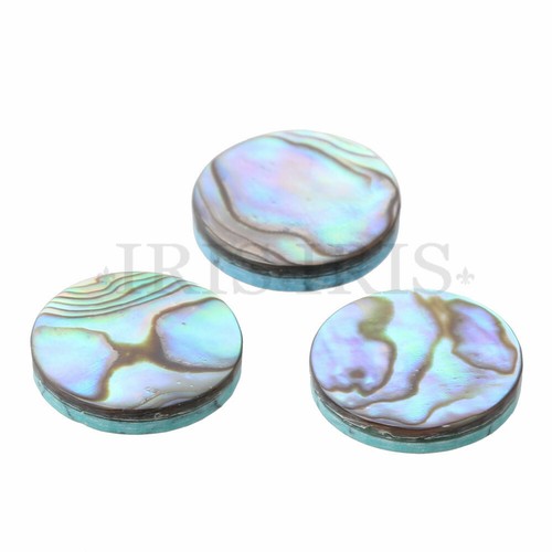 3PCS Trumpet Key Buttons Real Abalone Shell inlays - Picture 2 of 5