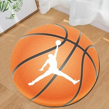 Jupman Basketball Rug, Cool Sports Carpet for Kids Room or Play Area Rug