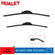 22" + 20" Front Windscreen Wiper Blades Pair for U Hook Arm Windshield AU