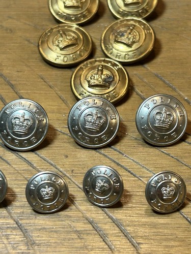 Job Lot / Bundle / Collection Of Police Force Buttons - Picture 6 of 17