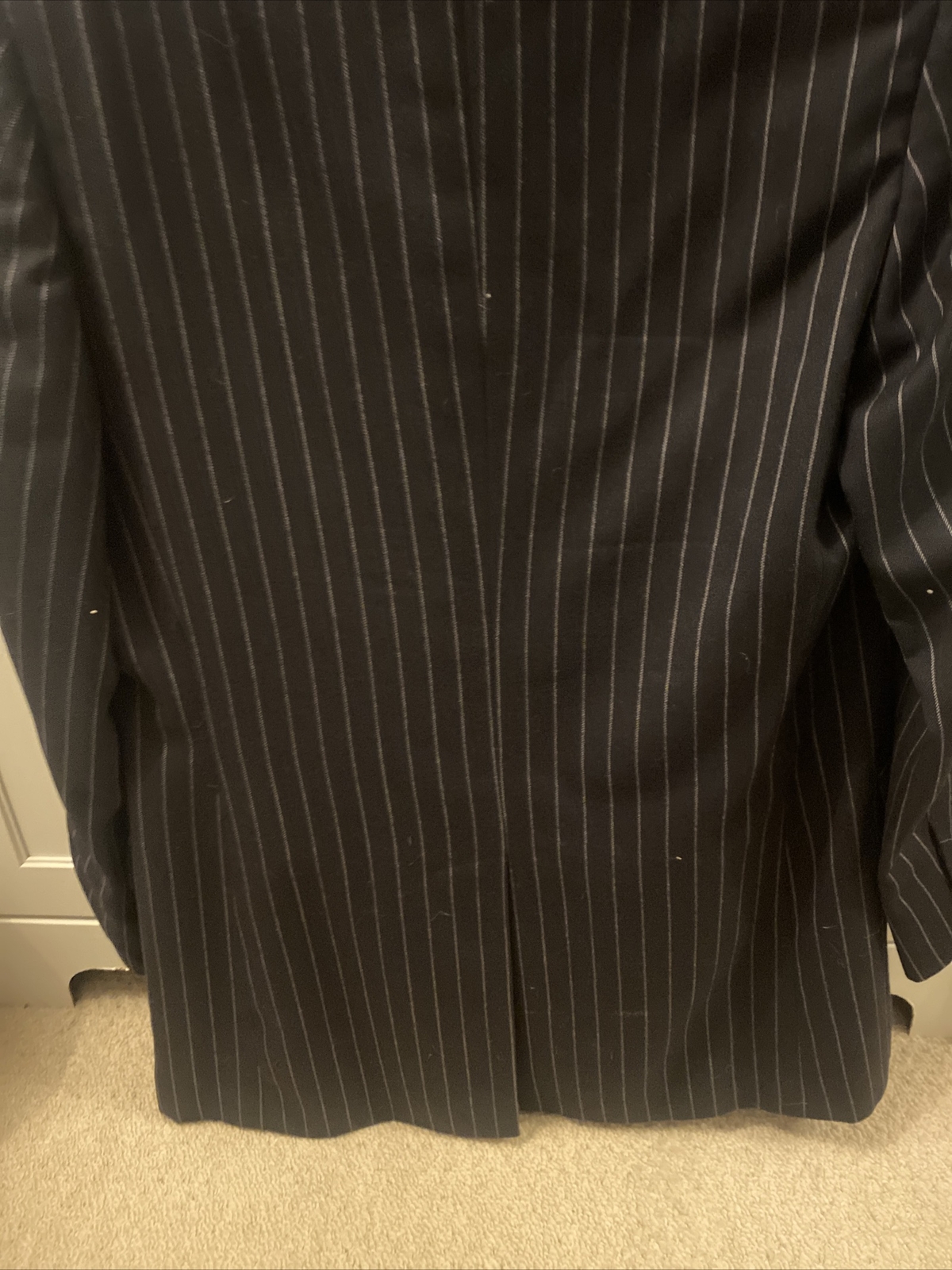 Hackett All Wool Dark Blue Pinstripe Suit eBay