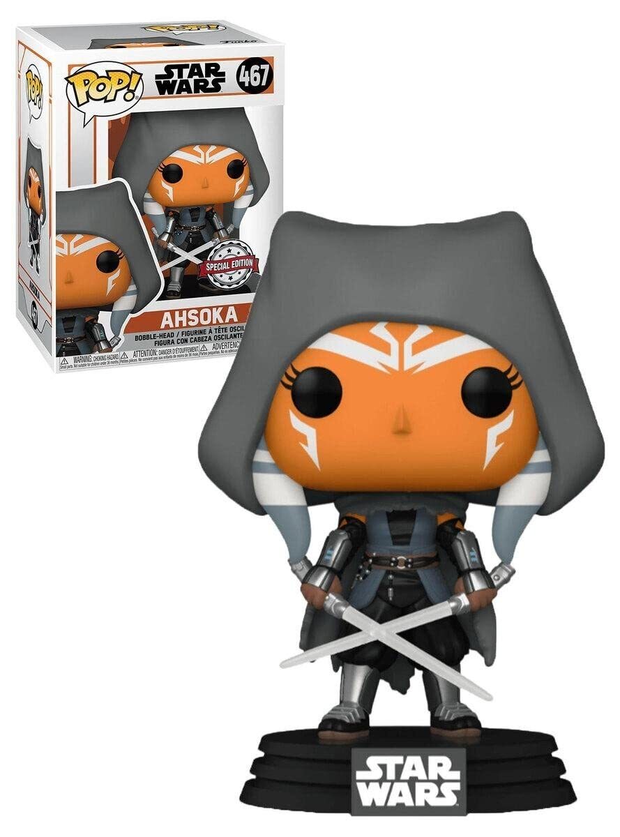 En Oferta Funko Pop! Ahsoka Con Capucha De Star Wars: The Mandalorian Con Sables Dobles