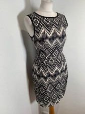 J. Crew pattern print sheath dress US 6 UK 10 VGC pencil illusion classic