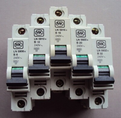 MK 6 AMP TYP 2 M6 MCB UNTERBRECHUNGSSCHALTER LN 5906s Sentry