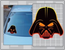 DARTH VADER HELMET Vinyl Decal 2, Star Wars Decal, Car Truck Window Sticker