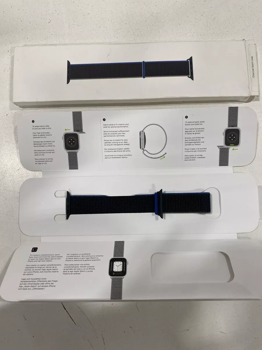 Apple Sport Loop Band for Watch Series 6 and SE Charcoal Regular 44mm
