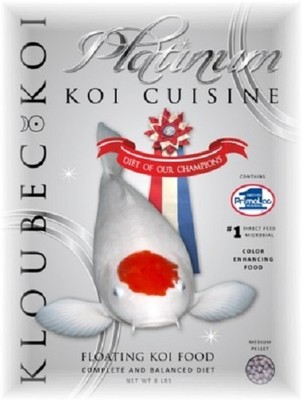 KLOUBEC KOI FOOD ALL SEASON FORMULA 5mm FLOATING PELLETS 8 lbs POND FISH FOOD