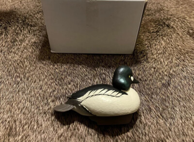 NEW Jett Brunet Ducks unlimited miniature Golden Eye Duck 2011 #12