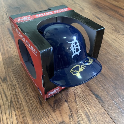 Don Wert Signed Detroit Tigers Autographed Rawlings Mini Helmet MLB No COA