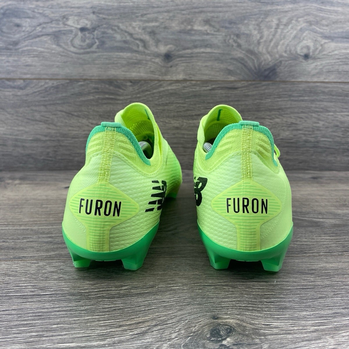 New Balance Furon PRO FG V7+ Soccer Cleats Shoes Green SF1FL75 Mens Size 9 New Balance Furon V7 Pro FG Lime Glow - Bleached Lime Glow/Black main image 2