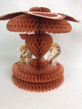 VINTAGE VALENTINE HONEYCOMB CUPID CHERUB 7โ TALL MADE IN USA