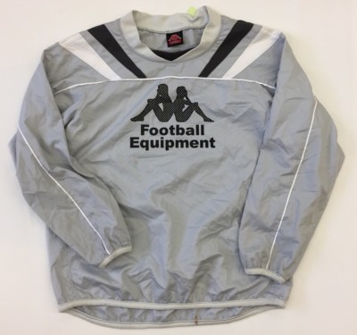 Kappa Football Equipment Soccer Warm Up Top Men Size 160 S-M Worn Japan