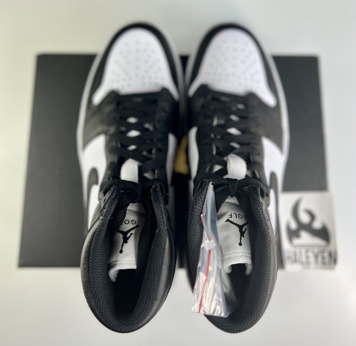 NEW Nike Air Jordan 1 High Golf Black White Panda | Men's