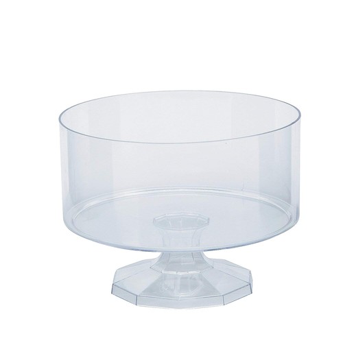 Authentics Kali Set Di 2 Ciotoline Portatutto In Plastica Blu Trasparente Per Trucco E Accessori