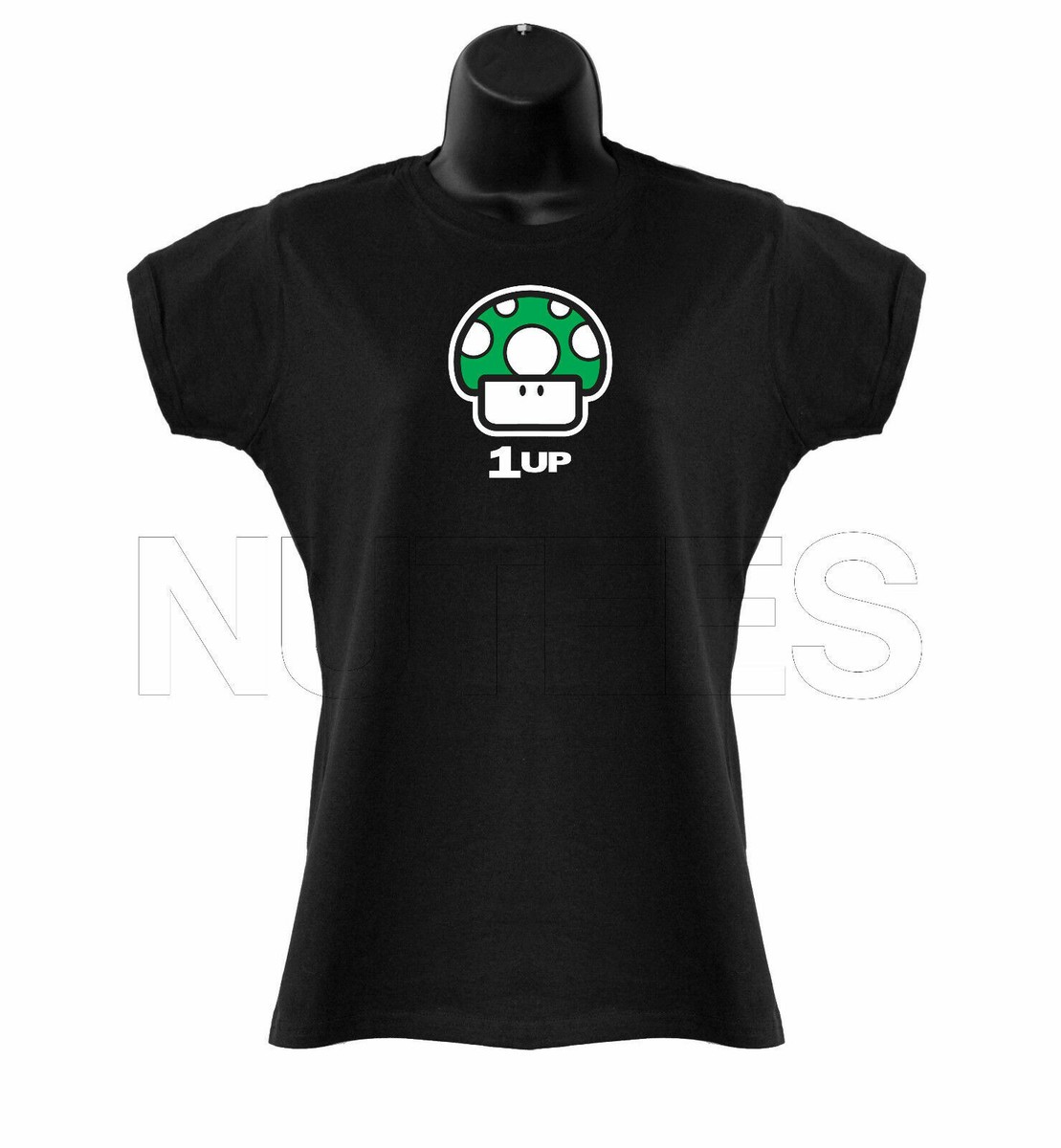 Super Mario Bros. 1Up Mushroom Gamer Mens Ladies Kids T Super Mario Bros. 1Up Mushroom Gamer Mens Ladies Kids T