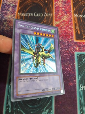 Yu-Gi-Oh! Gaia the Dragon Champion LOB-125 Reverse Secret OG