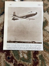 T2-2 Ephemera 1947 Picture Douglas Sky Streak T F Caldwell Record