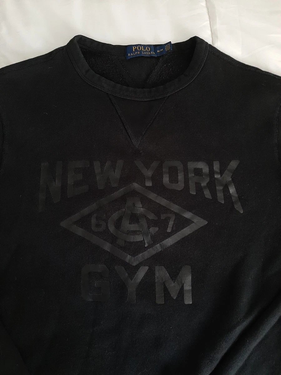 Black ralph lauren sweatshirt men's sale