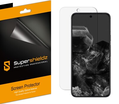 3X Supershieldz Clear Screen Protector for Google Pixel 9 Pro XL/Pixel 10 Pro XL