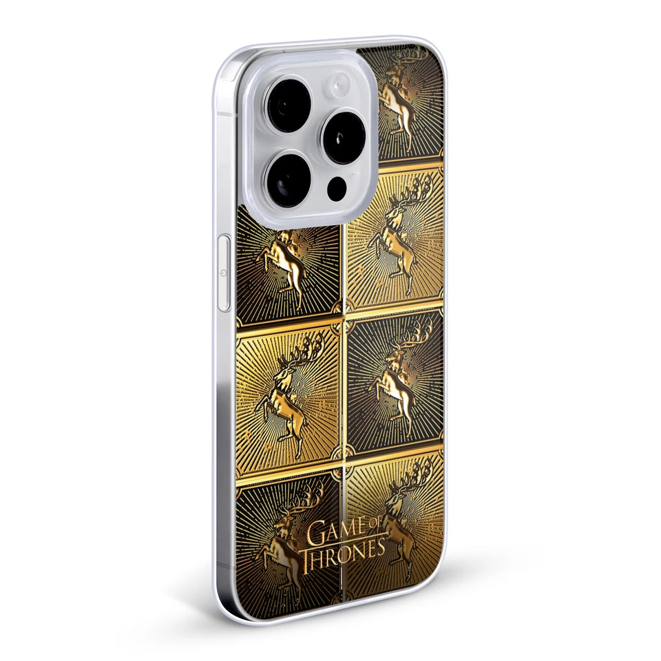 OFFICIAL HBO GAME OF THRONES GOLDEN SIGILS SOFT GEL CASE FOR APPLE iPHONE PHONES - Image 2 of 4