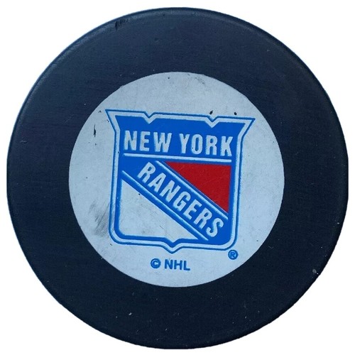 New York Rangers Trench MFG. NHL Hockey Puck Made In Slovakia eBay