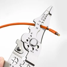 Electric Cable Wire Stripper Pliers Terminal Tool Multifunctional Crimper Cutter