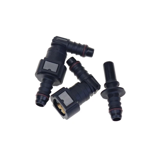 9.49mm SAE 5/16 Elbow 90 Degree Nylon Fuel Line Quick Connect Release Hose - Bild 10 von 11