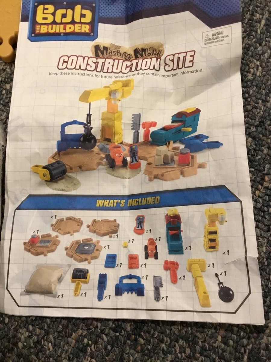 Fisher Price Bob The Builder Mash Mold Construction Site