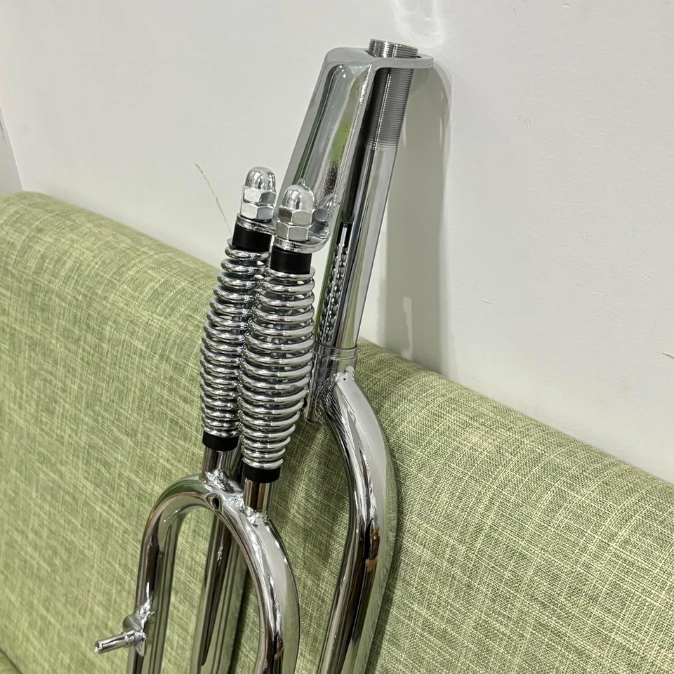 CDHPOWER 1 inch Threaded Bicycle Suspension Fork 26" Dual Springer Bike Fork - Image 4 of 4