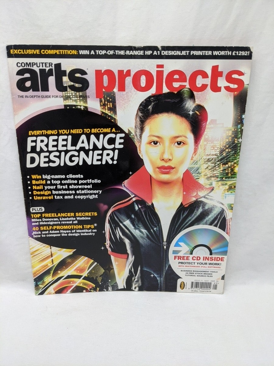 Lot Of (4) *NO CD* Computer Arts Projects Illustration Magazines