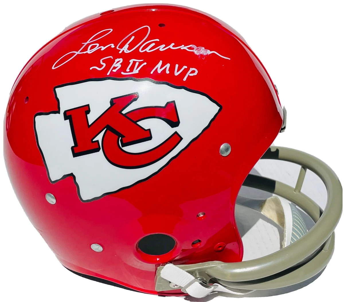 Len dawson store signed helmet