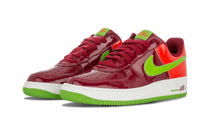 Nike Air Force 1 One Premium Kiwi Patent Leather US 8 312945-631 World Cup 2006