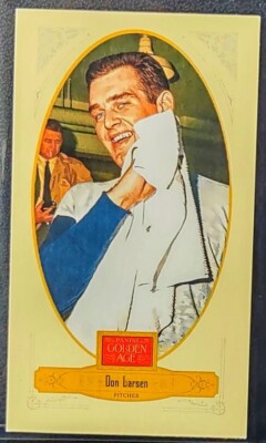 2012 Panini Golden Age Don Larsen Mini Brown Broad Leaf Back #70 NY Yankees