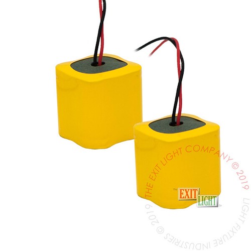 Lampada Di Emergenza Beghelli Batteria NICAD 4.8V 700mAh Per Segnali Luminosi Di Emergenza - Ricambio BL93NC487 Batteria Segnale Uscita - Foto 8