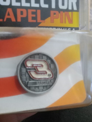 Dale Earnhardt #3 NASCAR Lapel Pin COLLECTOR -RARE fine pewter made in U.S.A - Picture 3 of 4