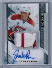15/16 2015 UD PREMIER HOCKEY ROOKIE PATCH AUTO RC CARDS #71-113 U-Pick From List