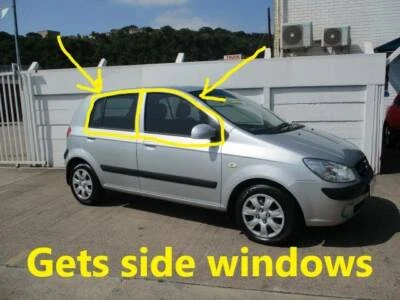 Hyundai Getz Side Window Glass Door Glass Auto Body Parts