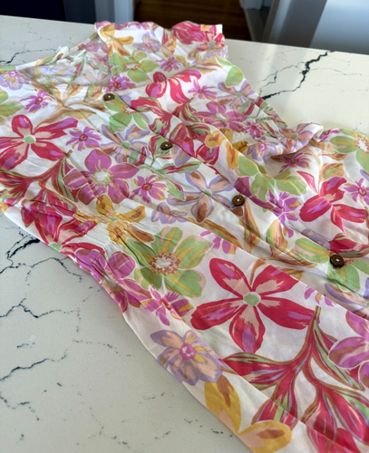 Roxy Girls Another Song Floral Sundress - Size Large (12 yrs) - Picture 5 of 7