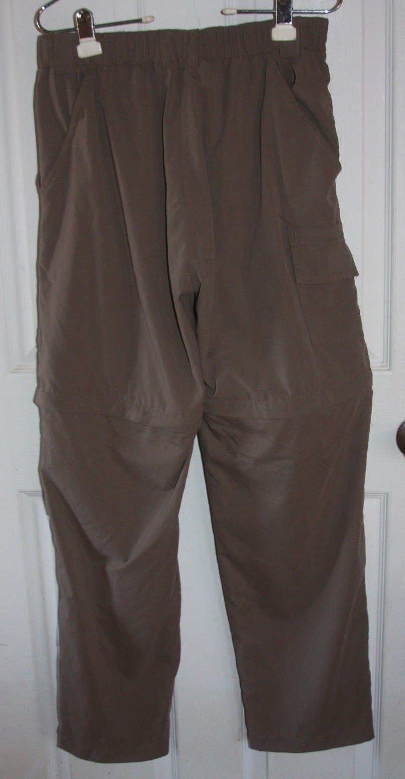 Rugged Exposure Convertible Pants ZipOff Shorts M Br… Gem