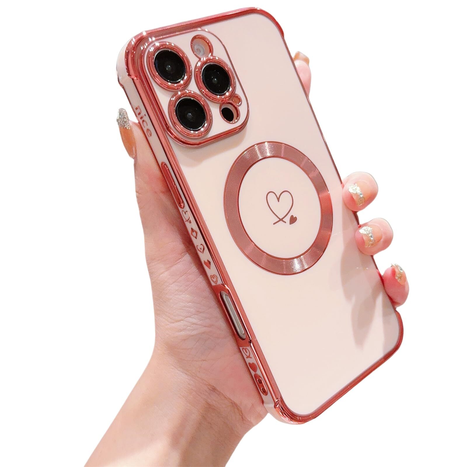iPhone 16 Pro Max Case MagSafe Luxury Soft TPU Shockproof Protective Phone Cover-image