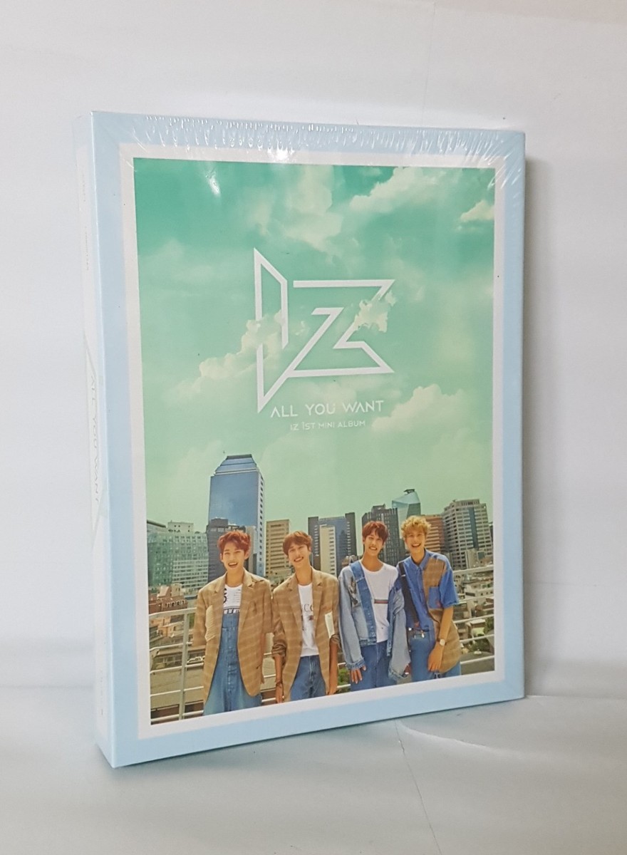 K-POP IZ 1st Mini Album - [ALL YOU WANT] CD+64p Photobook+2p