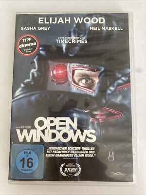 OPEN WINDOWS mit Elijah Wood DVD gebraucht