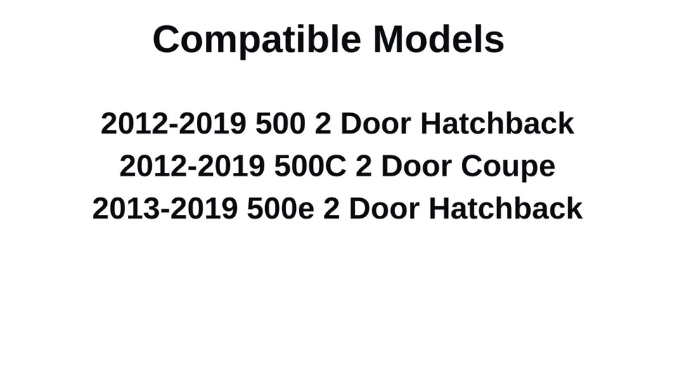 Fits 2012-2019 Fiat 500 500e 500C 2Dr Driver Side Left Front Door Window Glass Foto 2 de 4