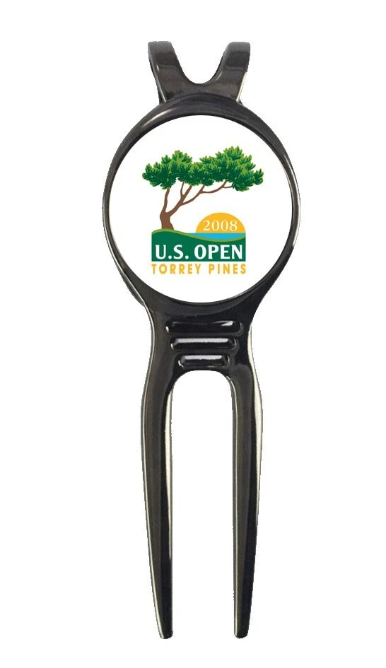 Outil à Divot US Open 2001 Southern Hills - Porte-clé Avec Marqueur De Balle - Édition Souvenir