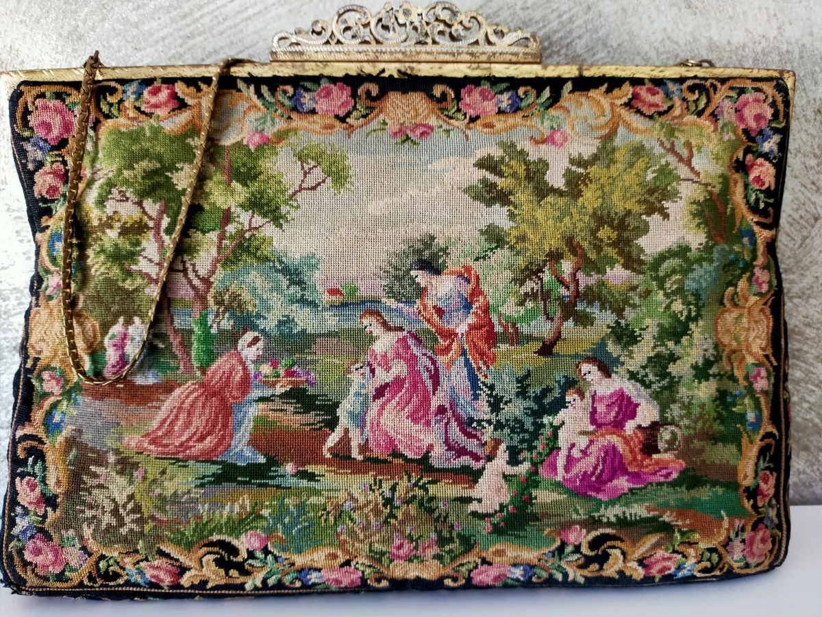 Petit point handbag sale