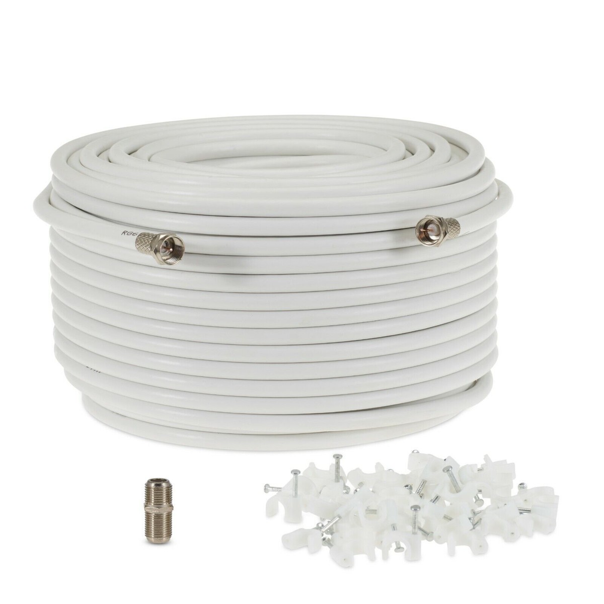 Sky Router Extension Cable Coax Cable Sky Q & Freesat Extension - , 1m To 250m Options Single ...