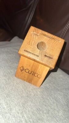 Cutco Essentials Plus 5 Knife Block (10-Slots) Honey Oak - Made in the USA