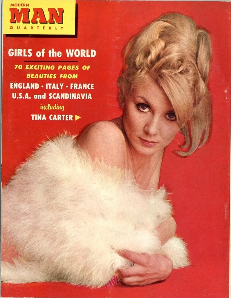 Modern Man Quarterly 1966 Tina Carter, Stella Bond 70pgs Pinup Magazine M33026 Foto 2 de 2